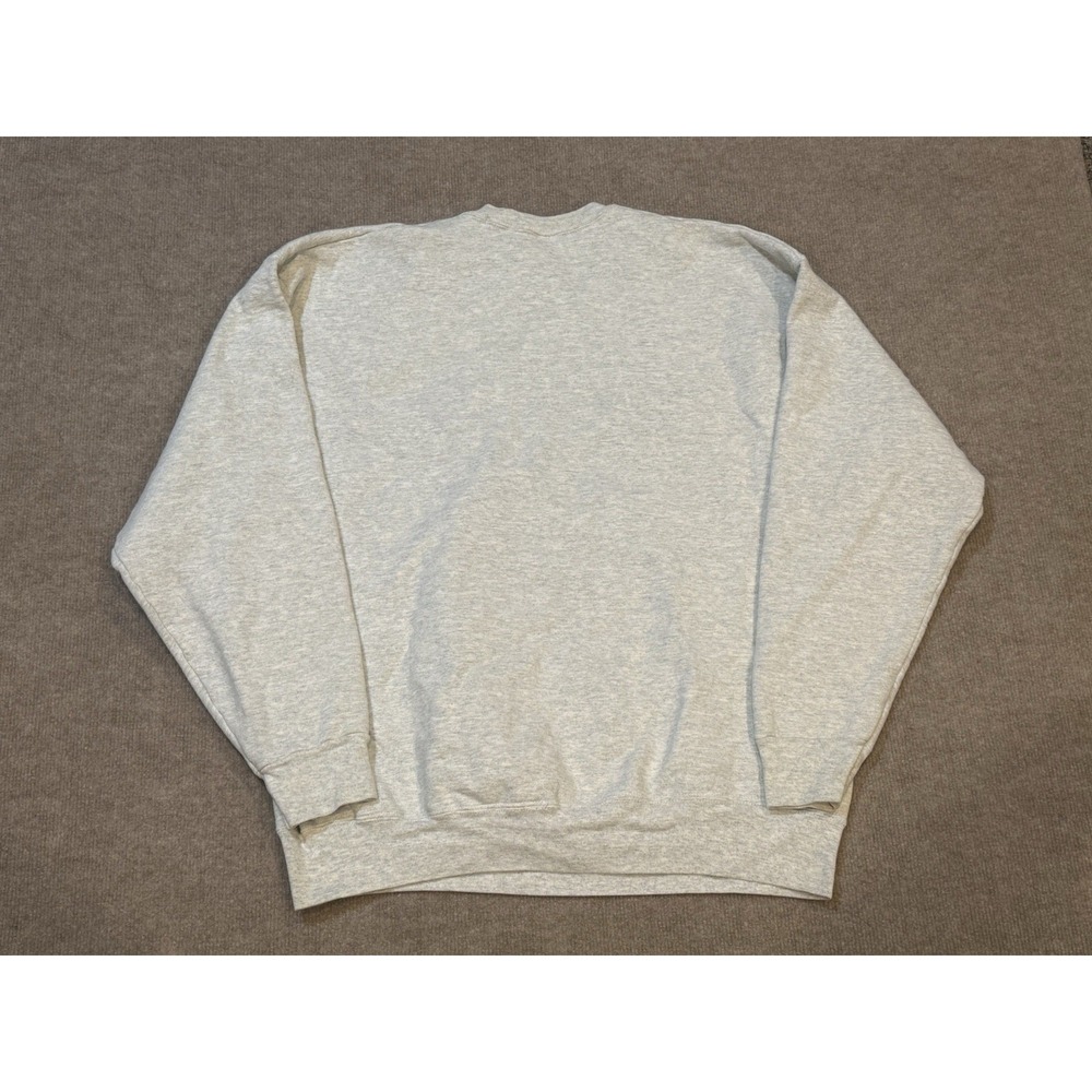 Vintage Rutgers 1990's Sweatshirt Fruit of The Loom Tag Pullover Gray XL - Picture 2 of 7